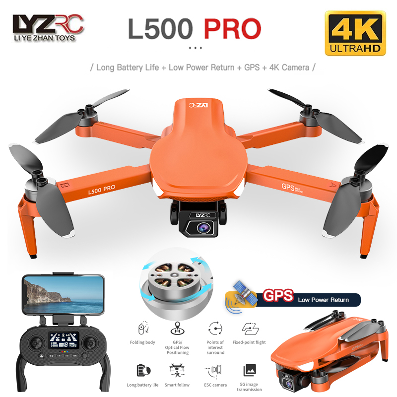 Drone Vs Rc Helicopter - L500 PRO GPS Drone 4K Profesional