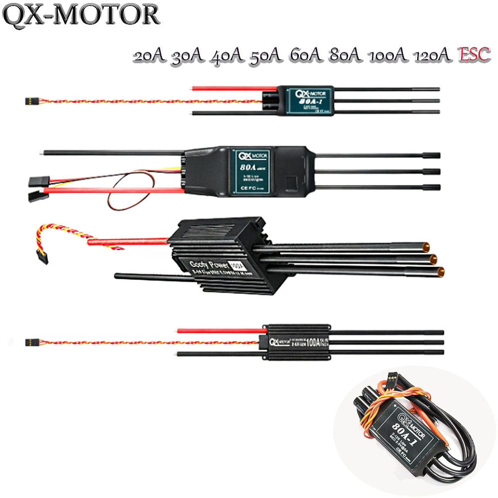 Plane Drone Rc - 20A-120A Brushless ESC Speed Controller Compatible