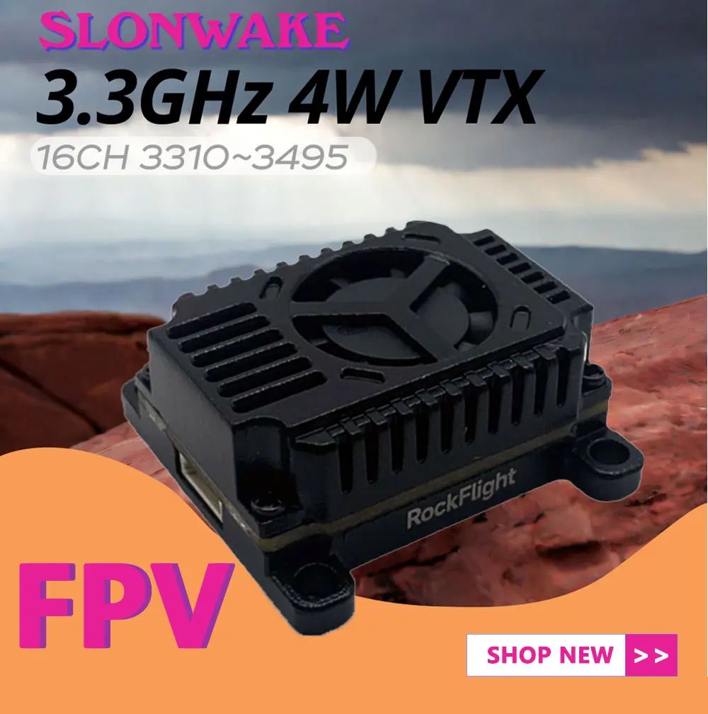 SLONWAKE FPV 3.3G 16CH 4000mW  - Rc Transmitter Drone recension och pris