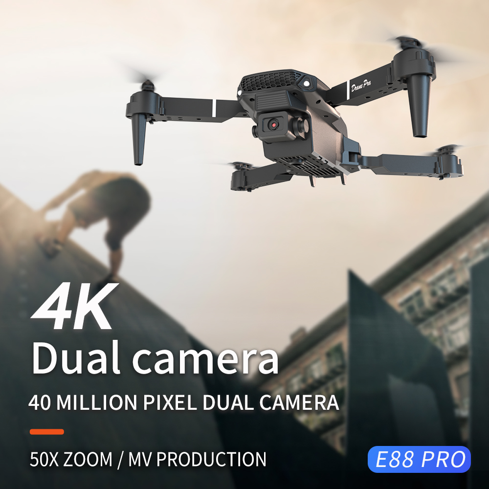 2026 NEW E88 Professional HD 4 - Drone E88 Rc Quadcopter recension och pris