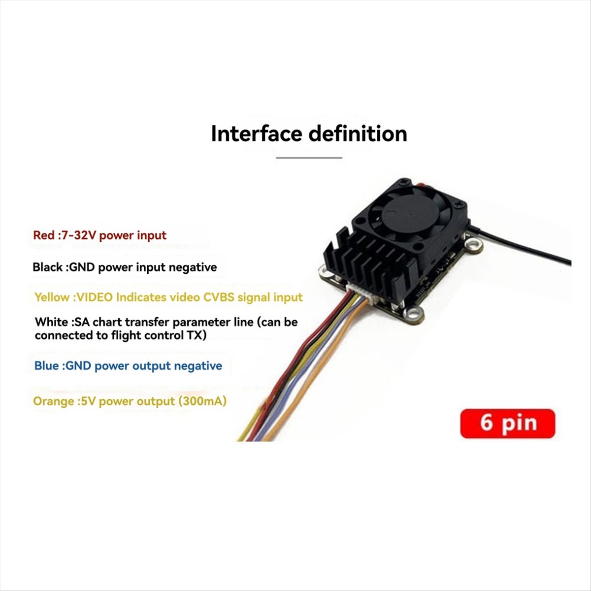 5.8G 2W VTX 2000mW FPV Video T - Drone Rc recension och pris