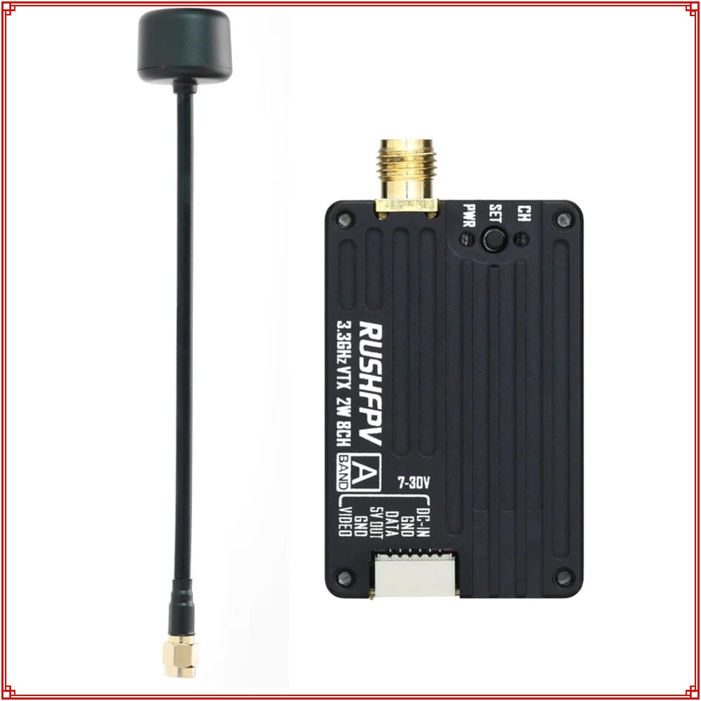 2026 New RUSHFPV 3.3G 2W VTX T - Rc Transmitter Drone recension och pris
