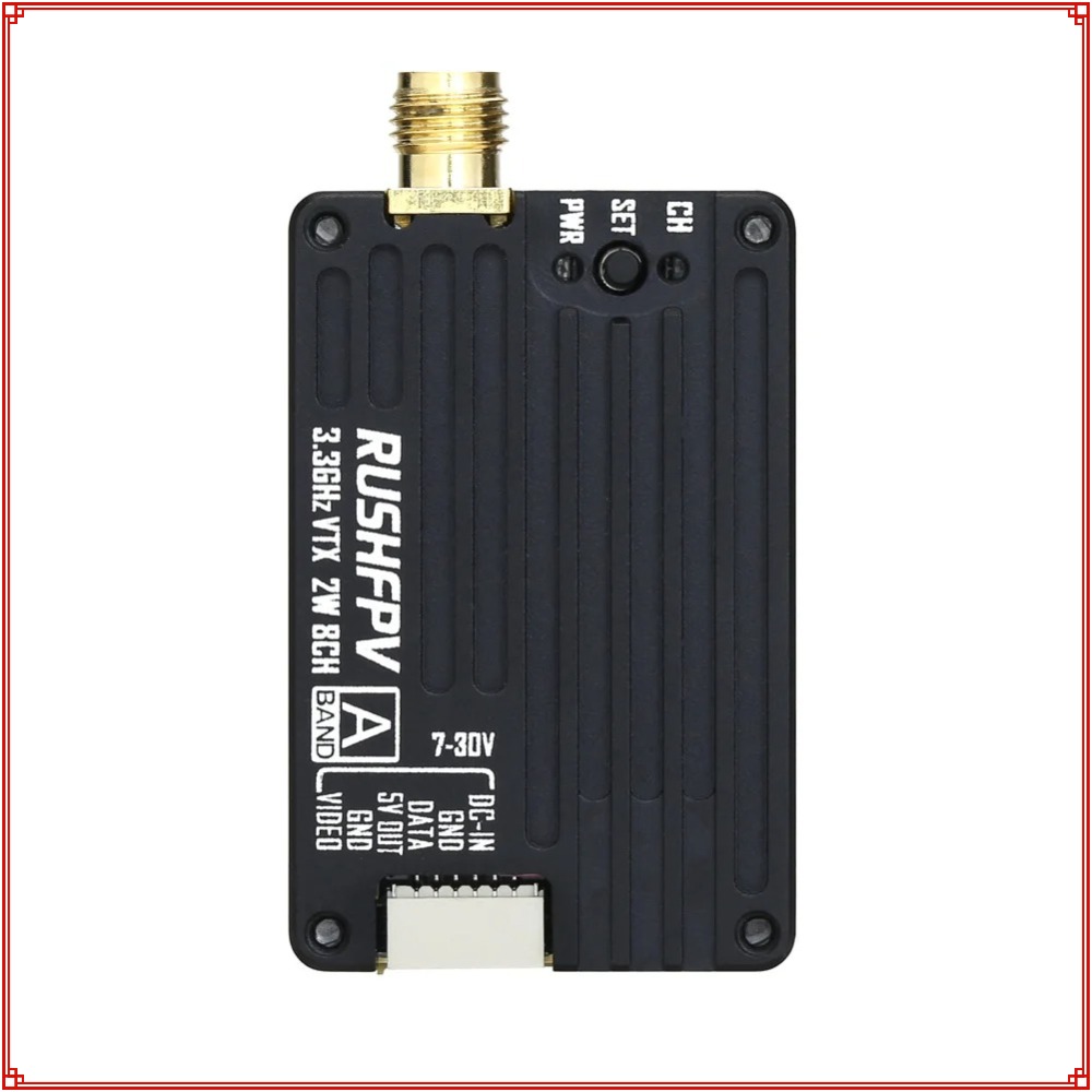 2026 New RUSHFPV 3.3G 2W VTX T - Rc Transmitter Drone recension och pris