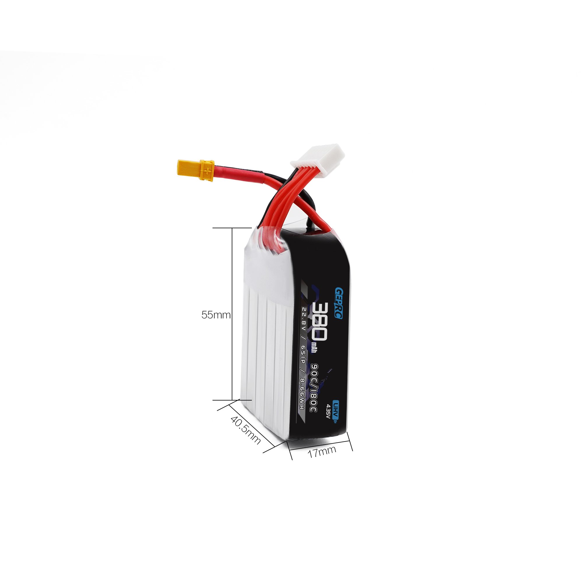GEPRC 6S 380mAh 90/180C HV 3.8 - Drone Rc Y Series recension och pris