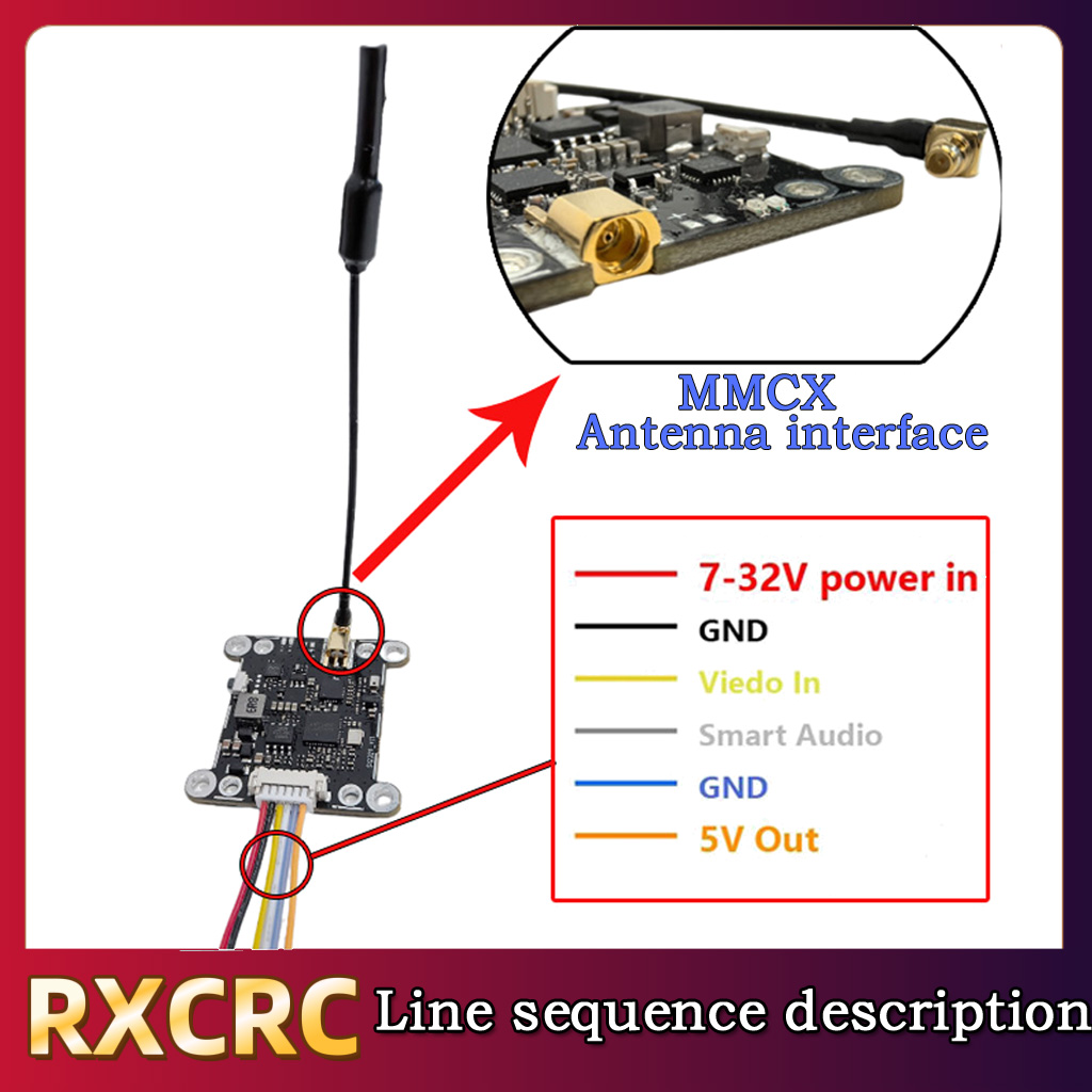 RXCRC 5.8G Module 48CH 1.6W VT - Rc Transmitter Drone recension och pris
