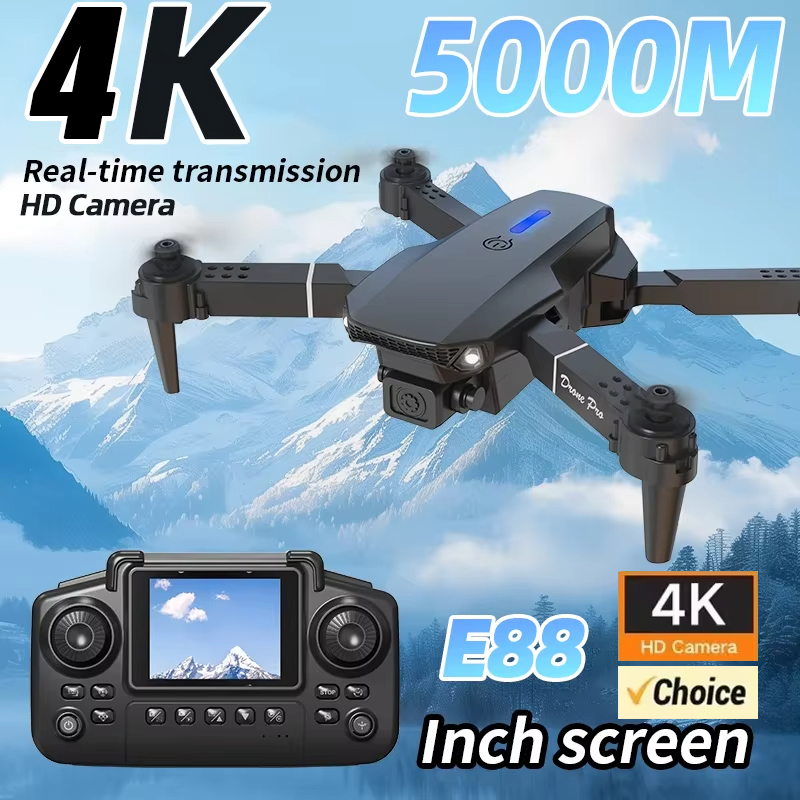 4K Dual-Camera HD Aerial Photo - Drone E88 Rc Quadcopter recension och pris