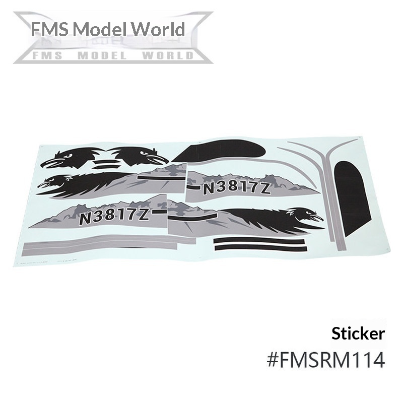 FMS RC Plane Decals For 1700mm - Plane Drone Rc recension och pris