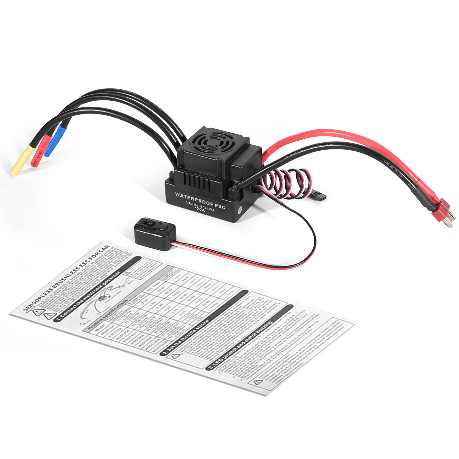 Upgrade Sensorless 120A Brushl - Esc 4In1 Brushless recension och pris