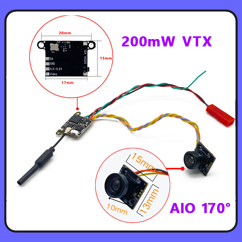 SLONWAKE 5.8G 1200TVL FPV Came - Rc Transmitter Drone recension och pris