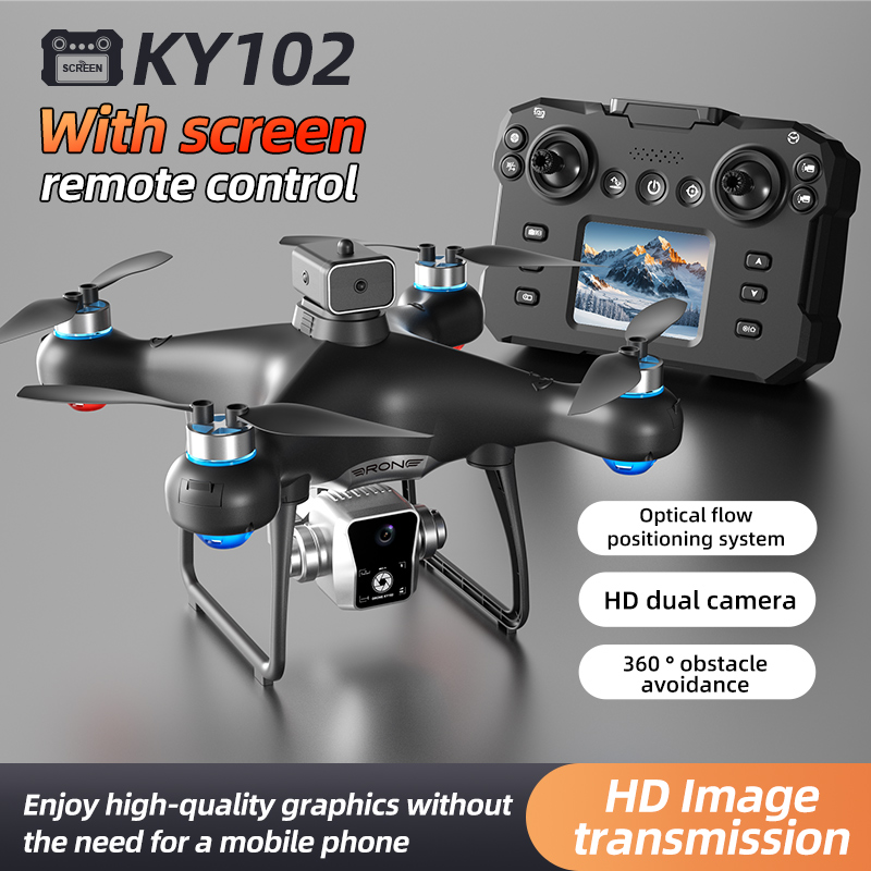 New KY102 With Screen Rc Drone - Drone Ky102 Rc recension och pris