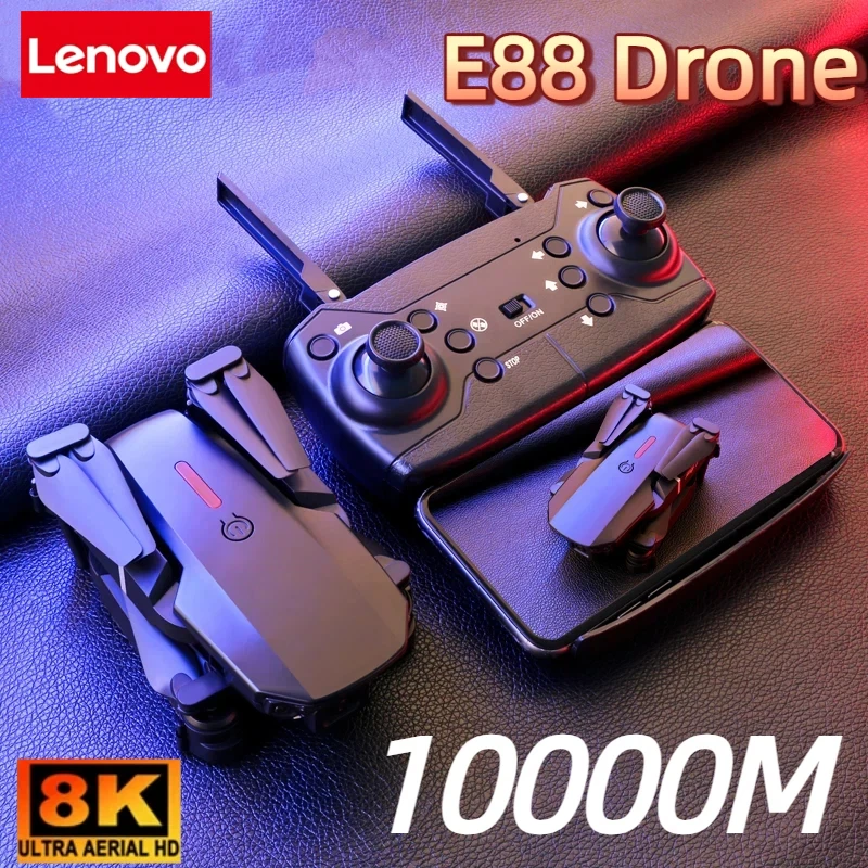 Lenovo New E88 Pro WIFI FPV Dr - Drone E88 Rc Quadcopter recension och pris