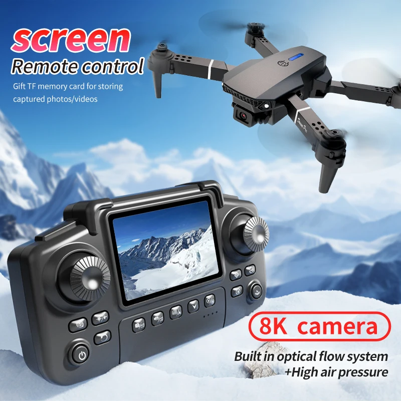 E88 PRO Drone with screen 4K H - Drone E88 Rc Quadcopter recension och pris