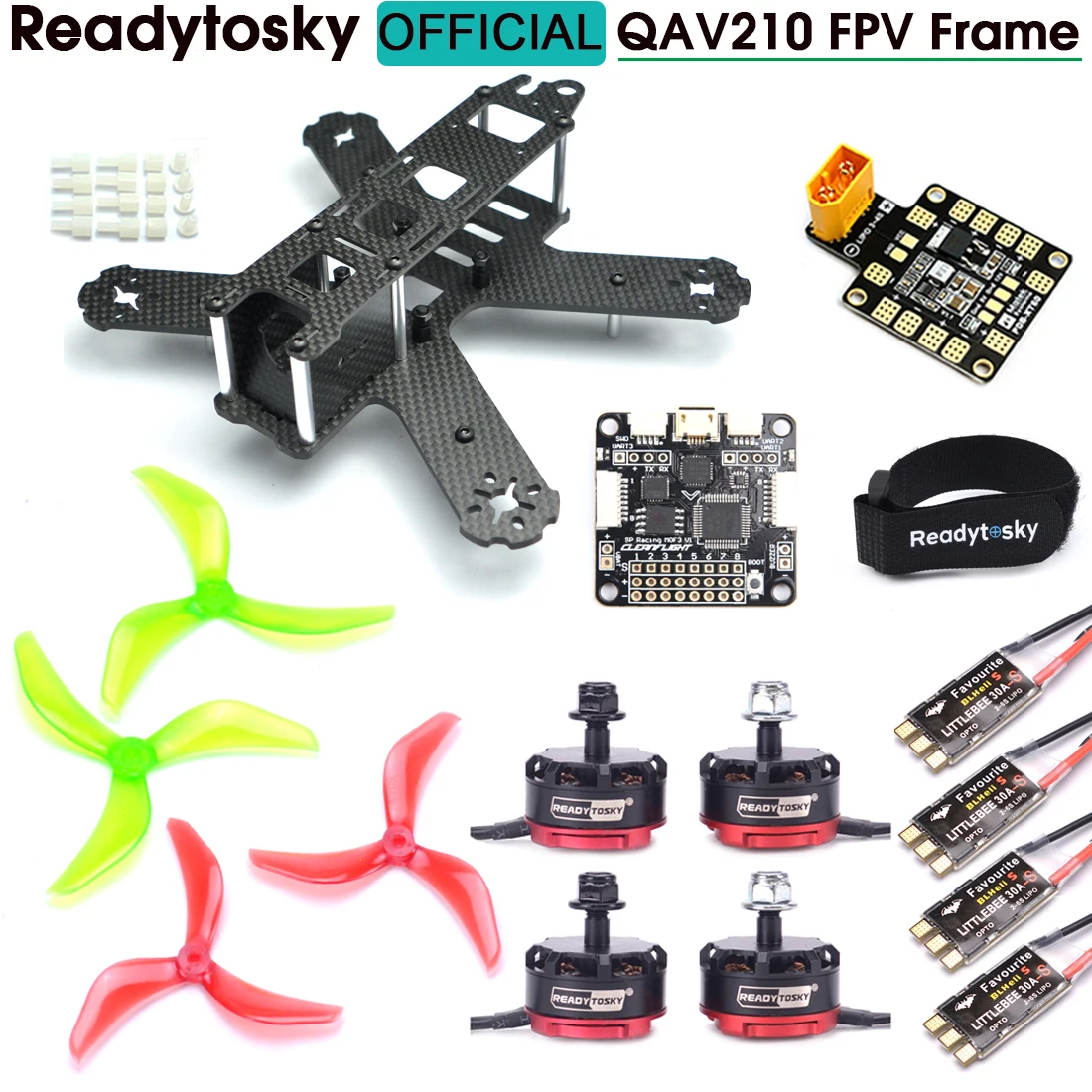 QAV210 / ZMR250 QAV250 250mm 5 - Drone Frame 5 Inch recension och pris